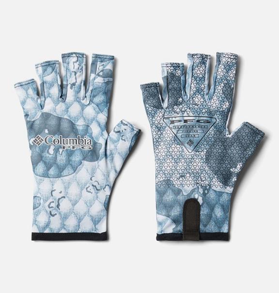 Columbia Terminal Tackle Gloves Light blue For Men's NZ92537 New Zealand